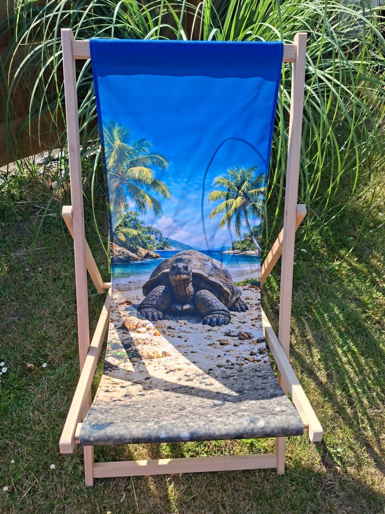 Schildkröte am Strand – Geschenk zur Zeugnisausgabe
